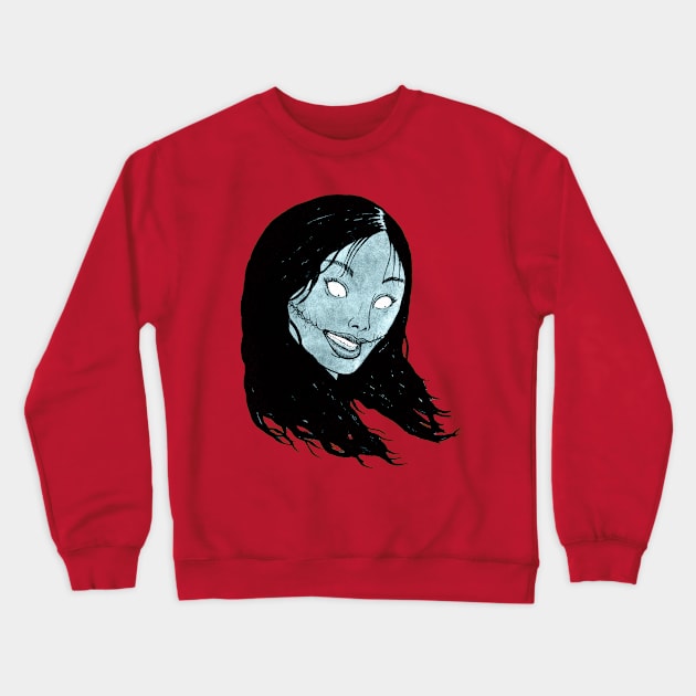 Kuchisake-Onna Crewneck Sweatshirt by Bloody Savage